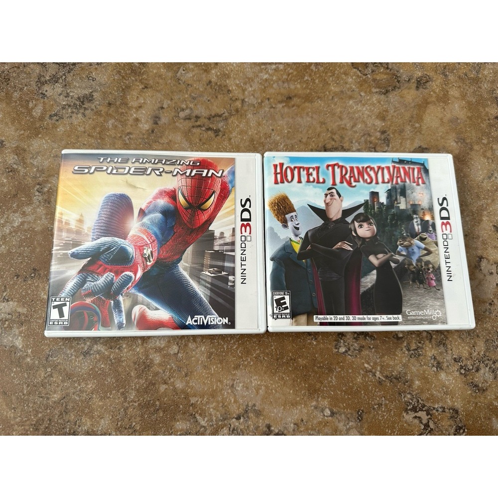 The Amazing Spider-Man Spiderman Nintendo 3DS, Hotel. Transylvania 2 Lots